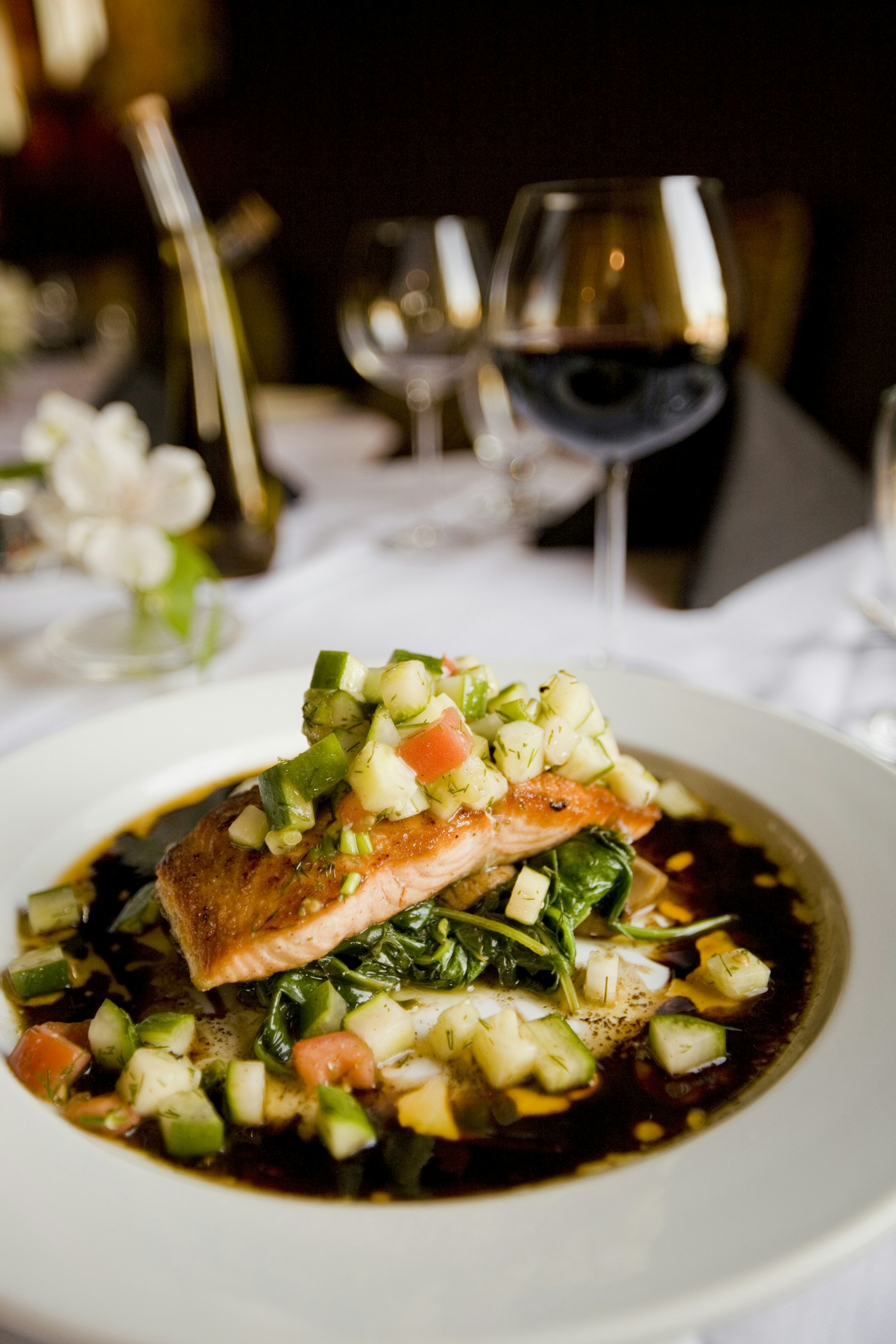 Cuisine de restaurant, photographie d’illustration